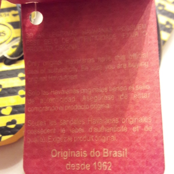 Havaianas Citrus yellow Bumblebee kids flip flops - Picture 5 of 5